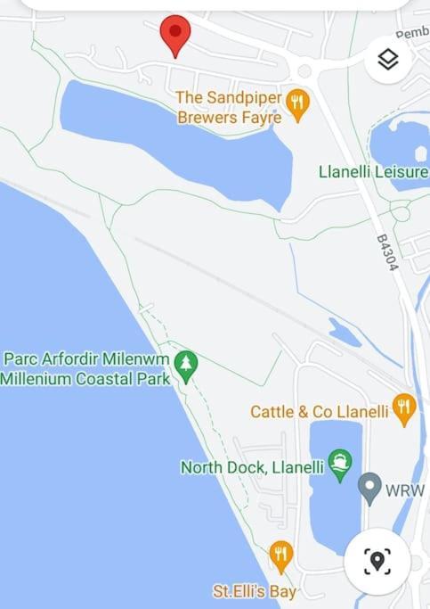 Stunning 2 Bed House Near Coastal Path/Lake/Beach Llanelli Eksteriør bilde